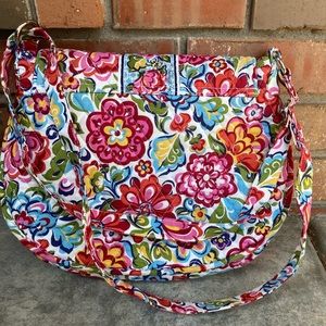 Vera Bradley Hope Garden Saddle Up Crossbody